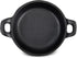 Mini Cast Iron Skillet, 5 x 5 x 1.2'' Round Pans, Black Casserole Dish, Oven Safe Cookware for Indoor Picnic