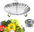 Steamer Basket Stainless Steel Veggie Steamer Insert, Adjustable Expandable for Various Size Pots (5.1" to 9")