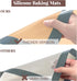 Silicone Baking Mat, 3 Pack Reusable Non-Stick Food Safe Mats for Baking Cookies, Macaroons