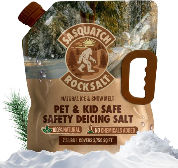 SASQUATCH ROCK SALT Natural Ice & Snow Melt - Pet & Kid