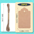 PROTITOUS 2pack 25PCS 32ft Herb Drying Rack Flower Drying with Brown Gift Tags and Natural Jute Twine herb Dryer,Herb