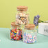 4PCS 50ml Small Empty Glass Bottle with Cork Stopper, Jars for DIY Art Crafts Projects Decoration Party Supplies