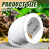 40 Pack (1.5 Inch,White) Teenyyou Quail Feeders No Waste Chicken Feeder Port DIY Chick Feed Saver Quail Supplies