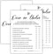 OZTEMETY Over or Under Bridal Shower Games, Minimalist Engagement Party Game Cards, Bachelorette