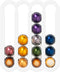 Demi's Home Adhesive Coffee Pod Holder for Nespresso Vertuo Capsules, White, Suitable for Mounting Inside/Under Cabinet