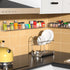NIUBEE Wall Mounted Spice Rack Organizer, 3 Pack Clear Acrylic Shelf Storage Holder for Kitchen Pantry