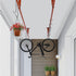 8 Pack Extra Large 10 inch S Hooks for Hanging, Heavy Duty Black Long S Hooks for Plants, Baskets, Indoor Outdoor