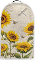 Sunflower Dragonfly Blender Dust Cover, Anti Fingerprint Polyester Cover for Stand Mixer or Coffee Maker