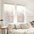 Rainbow Window Privacy Film - Holographic Stained Glass Vinyl 3D Decorative Window Cover, Static Cling, 17.5 x 78.7