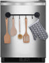 6 Hooks Magnetic Utensil Holder Rack, Organizer for Refrigerator, Metal Cabinet, Metal Stove, Grill, BBQ