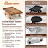 Acacia Wood Couch Armrest Table,Sofa Arm Tary Table for Living Room,Sofa Armrest Tray with Rotated Phone Holder,Clip on