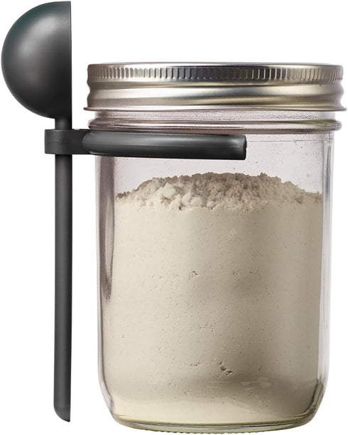 Jarware Coffee Spoon Clip, 6" for Wide Mouth Mason Jars