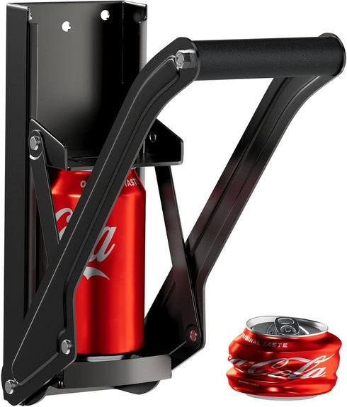 Can Crushers for Recycling, 16 oz Heavy Duty Aluminum Wall Mounted, Soda and Beer Can Smasher