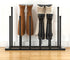 Urban Deco Free Standing Shoe Racks, Boot Organizer for Tall Boots, Black