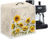 Sunflower Dustproof Waterproof Coffee Maker Cover for Small Kitchen Appliances, Fingerprint Protection Cover
