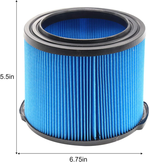 MZY LLC 4 Pack VF3500 Replacement Filter for Ridgid Wet Dry Vac, Compatible with 3-4.5 Gallon Vacuums