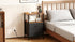 Smoproper 2 Nightstand with Charging Station, Bedside End Table with Fabric Drawers for Bedroom, Side Table with USB
