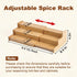 JinDoWin Countertop,15.7 Inch (1 Pack, Spice Rack Organizer For Cabinet, Spice Organization For Cabinet, Spice Rack
