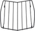 HIC Kitchen Rectangular Wire Roasting Rack, Nonstick