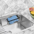 SHFKS Sponge Holder for Kitchen Sink Suction,Kitchen Sink Sponge Holder,Sink Caddy, Soap Holder,Bathroom,Scrubbers