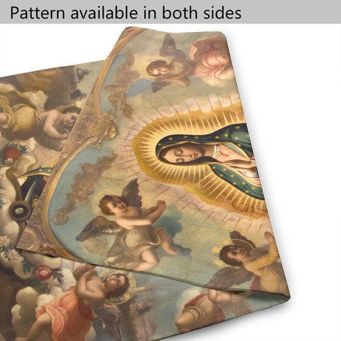 YISHOW Our Lady of Guadalupe Garden Flag - Double Sided Vertical Holy Mary Blessed Virgin Mary Outdoor Decor 12.5"X18"