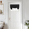 Small Door Curtain Privacy Thermal Insulated Blackout Curtain, 1 Panel for Small Window/Front Door, W26 x L20, Black