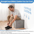Dayacoco 43L 350lbs, 17x13x13in,Drak Storage Ottoman Foot Rest Stool, Foldable Foot Rest Stool with Thicker Foam Padded