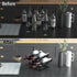 Wine Rack Countertop - Black Metal Wine Bottle Organizer for Home Bar, Kitchen, Cabinet, Tabletop (7 Bottles Capacity)