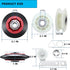 Upgrade 4392067 Dryer Repair Kit with 661570 Drum Belt & W10837240 Idler Pulley, Replacement Part for Whirlpool Kenmore