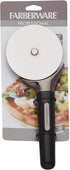 Farberware Professional Stainless Steel Pizza Cutter - 9.37-Inch, Black