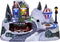 MerryPulse Christmas Village House with Train, 8 Christmas Songs & LED Lights, Collectible