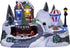MerryPulse Christmas Village House with Train, 8 Christmas Songs & LED Lights, Collectible