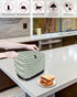 Sage Green Buffalo Plaid Toaster Cover 2 Slice, Farmhouse Green White Checkered Small Kitchen Appliance Cover