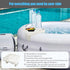 MININAI 2 Hot Tub Side Table Tray with Cup Holders, Foldable Drink Holder and Snacks Tray Outdoor Hot Tub Accessories