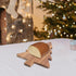 Amosfun Christmas Tree Cutting Board, Acacia Kitchen Cutting Chopping Board, Wooden Serving Tray for Cheese
