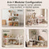 Set 2 12.6''W 44 LBS Counter Countertop of Cabinet Organizers Load Capacity Heavy Duty Kitchen Pantry Shelves Storage