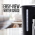 OVENTE 12-Cup Drip Coffee Maker with Borosilicate Glass Carafe, One-Touch Operation, Anti-Drip System, Black CM412B