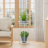 YIUKEA Plant Stand Indoor Outdoor - Metal Planter Holder Shelf Tall Tiered Flower Pot Display Organizer Rack