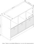 Furinno Basic 3x2 Cube Storage Bookcase Organizer with Bins in French Oak Grey/Black