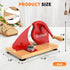 LockTide Manual Bread Slicer for Homemade Sourdough Bread, Hand Crank Bread Slicer With Scale Line, Suction Cup