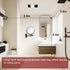 Hahoray 8 20X 4 inches, 360Swivel Wall Mount Makeup Mirror with Strong Magnification Keep Bathroom Shaving Mirror Wall