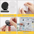 20 Pack Magnetic Clips for Refrigerator, Black Magnet Clips for Whiteboard, Photo Displays, Home, Office, Classroom