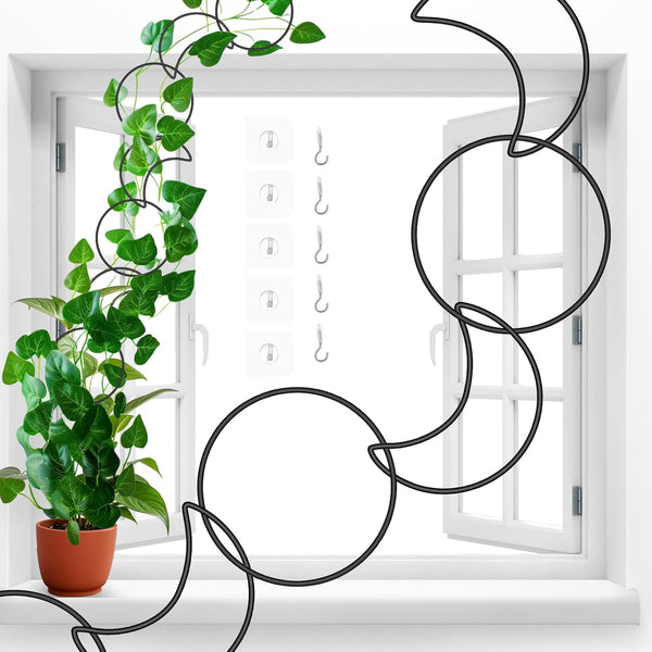 Vodolo 18 Pcs Chain Trellis for Climbing Plants Indoor Outdoor,Wall Plant Vine