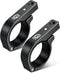 2 PCS UTV Light Bar Mounts, Solid Aluminium Alloy Mounting Brackets for Off-Road LED Light Roll Bar Clamps