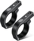 2 PCS UTV Light Bar Mounts, Solid Aluminium Alloy Mounting Brackets for Off-Road LED Light Roll Bar Clamps