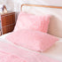 Set 2, (20"x26", Faux Fur Fluffy Fuzzy Plush Pink Pillow Case of Soft Decorative Pillow Covers for Bed, Bedroom, Living
