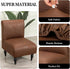 Armless Armless FUANGUI Accent Chair Cover Slipcover, Stretch Spandex Chair Covers for Living Room Removable Washable