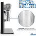 EHOMEA2Z Malt Cup Stainless Steel Ice Cream Milkshake Commercial Grade, 30 oz