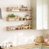 32in Set 3, Fixwal Nursery Bookshelves, Floating Bookshelves for Wall of Wood Wall Mounted Floating Shelves for Baby