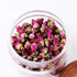 Glass Coffee Containers, 8.5 FL OZ/250 ml Kitchen Food Storage Canister with Sealed Wooden Lid, BPA-Free Clear Glass Jar